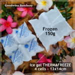 Ice gel THERMAFREEZE pengganti es batu THERMA FREEZE square frozen (price/cell)